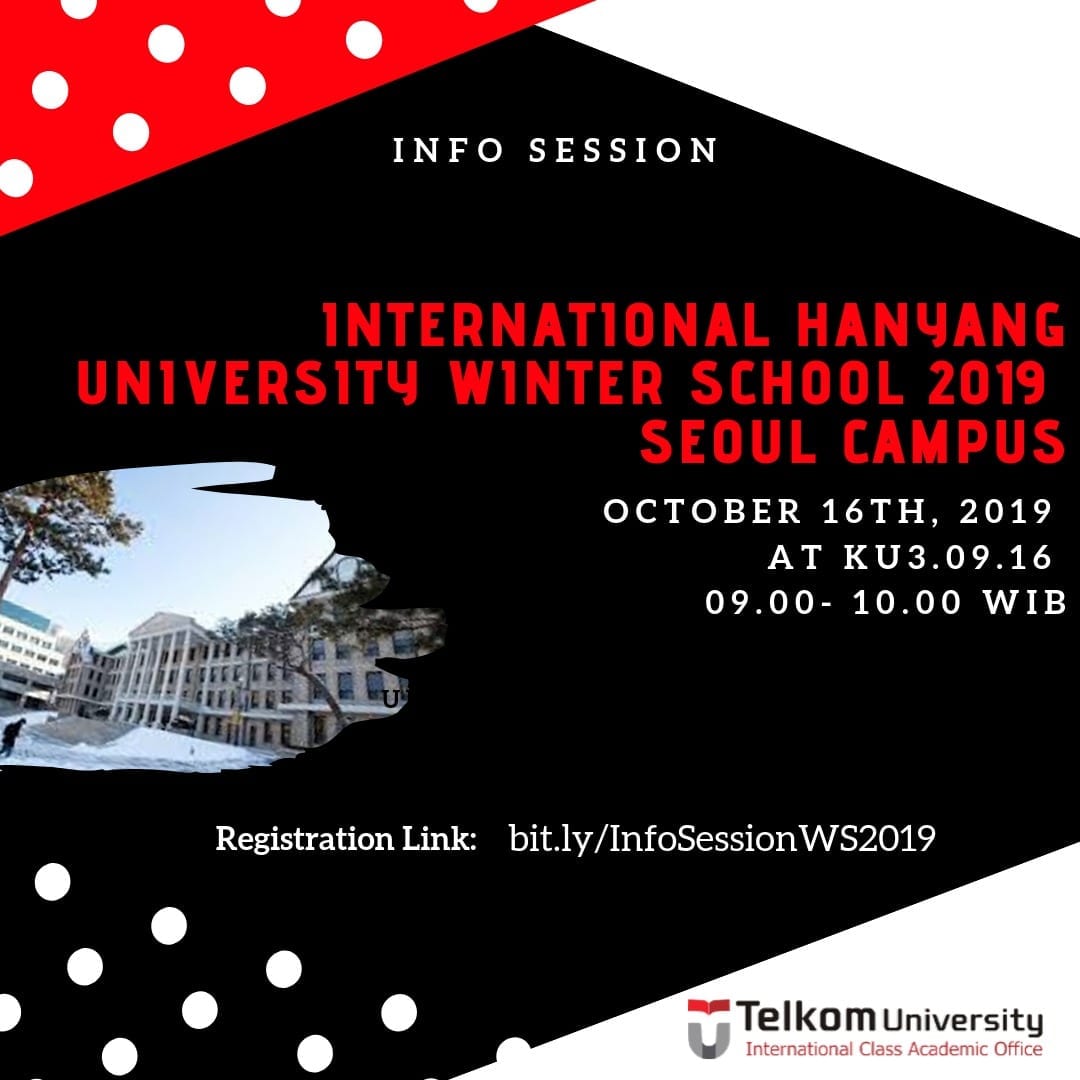 [INFO SESSION] International Hanyang University Winter School 2019 Seoul Campus