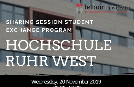 Sharing Session Student Exchange Program – Hochschule Ruhr West