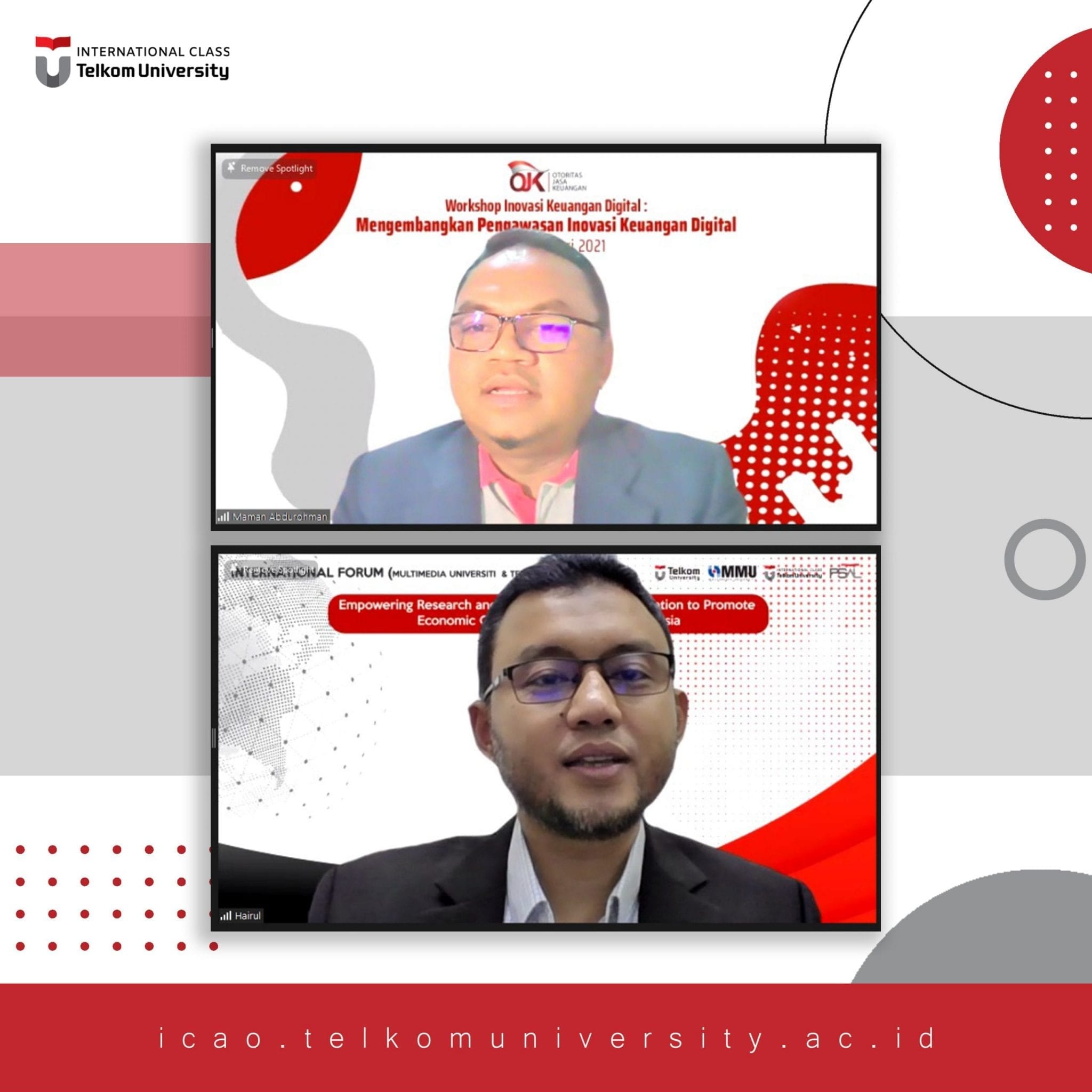 Online Workshop: International Forum. Empowering Research and Innovation   in Higher Education to Promote  Economic Growth of Indonesia and Malaysia