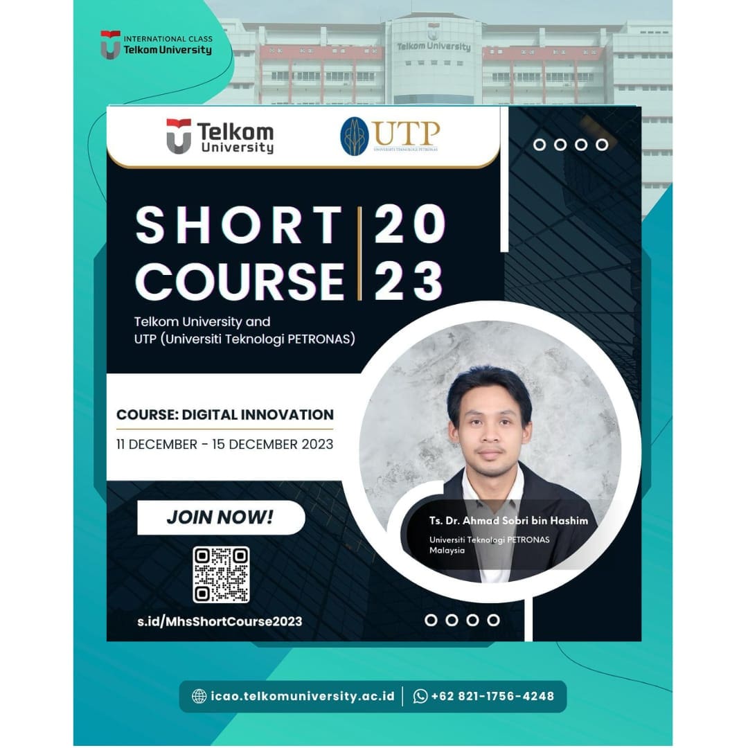 Short Course 2023 Telkom University & Universiti Teknologi Petronas